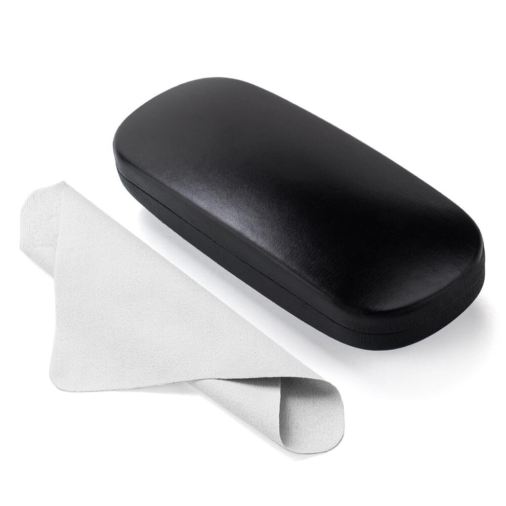 5451 Glasses Case Hard Shell X-Large Eyeglasses Case PU Leather Protective